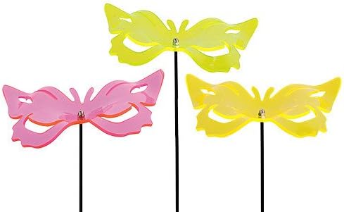 luz Jardín Stab – Set mariposa 3d fluorescente 3 piezas 95 cm ...
