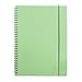 Zengest Wirebound Spiral Notebook Hardcover Dot Grid Notebook A5 Size 8.4