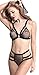 The victory of cupid See-Through Teddy One Piece Sleepwear Stretch Fishnet Lingerie Halter Teddy(Three-Piece)