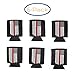 Firefighter Gifts for Men - Thin Red Line Beverage Can Cooler Sleeves, Fireman Gifts, Insulated Beer Holder with Red Stripe American Flag, Fire Department Gift Ideas, Fire Fighter Accessory, 6-Pack