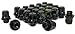 24 TOYOTA OEM FACTORY MAG LUG NUTS 12x1.5 (BLACK )