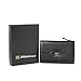 Leather Clutch Wallets for Women - RFID Blocking Slim Wallet in Black