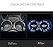 Auto Sport 2PCS LED Cup Holder Mat Pad Coaster with USB Rechargeable Interior Decoration Light Fit Mini Accessories