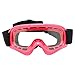 TMS Youth Kids White Pink Butterfly Dirt Bike ATV Motocross Off-road Helmet DOT with Goggles and Gloves (Medium)