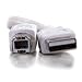 C2G USB Cable, USB 2.0 Cable, USB A to B Cable, 3.28 Feet (1 Meter), White, Cables to Go 13171
