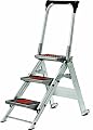 Little Giant, 3 step, Aluminum, 2-1/4 Feet, 300 lb. Capacity Stepladder