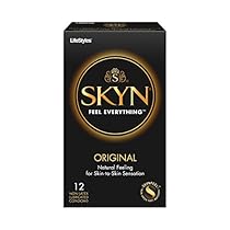 LifeStyles SKYN Condoms Lubricated Non-Latex, 12 ea