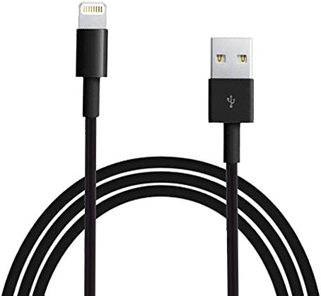 Lightning Charger, 10ft Durable iPhone usb Connectors Charging Charger Cable for iPhone X / 8 / 8 Plus / 7 / 7 Plus / 6 / 6 Plus / 5S (3 Meter Cable Black)