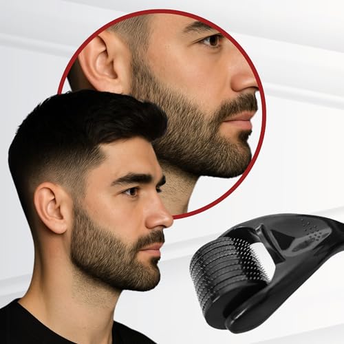 Rodillo Facial Profesional Masajeador de Titanio - Rodillo con Estuche Portátil Relajación Facial y Capilar - Mejora la Circulación Sanguínea y la Elasticidad de la Piel Dermafol - INCLUYE ESTUCHE