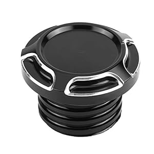 1 * Brandstoftank Cover Cap, Motorcycle CNC Aluminium Gas Stookolie Tank Cap Cover voor Sportster XL 883 1200 48 1996…