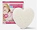 Spongeables Heart Shape - Sweet Jasmine (White)