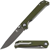 KIZER Knives Pocket Knife with Green Clip G10 Handles Material EDC Folding Knife, Begleiter V4458A2