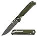 KIZER Knives Pocket Knife with Green Clip G10 Handles Material EDC Folding Knife, Begleiter V4458A2