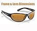 Flying Fisherman 7865TA Sunglass, Shiny Tortoise Frames/Amber Lenses, One Size