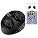 True Wireless Earbuds with Microphone for Running - Rechargeable Smart Phone Bluetooth Earphones with Mic - Sweatproof Cordless Sports Headphones for Gym - Clear Stereo Sound Ear Buds & Charging Case