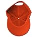 Falari Classic Baseball Cap Dad Hat 100% Cotton Soft Adjustable Size Orange