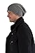 Fishers Finery Men's 100% Pure Cashmere Slouchy Beanie - Black