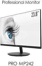 MSI PRO MP242 Monitor 24 Inch FHD IPS 75Hz HDMI VGA Eye Care Business Display view 12