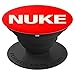 Nuke Button Red Funny Nuclear Missile Launcher - PopSockets Grip and Stand for Phones and Tablets
