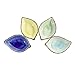 Beautyflier Pack of 4 Assorted Color Ceramic Sauce Dishes Plates Serving Saucers Bowl For Sushi Appetizer Japanese Style Dinnerware Set Snack