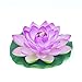 Peach - Floating Water Lotus - Pond Decor Water Lily Foam Flower Artificial Pond Plants 4 Pcs