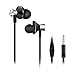 Earphones, NOOT PRODUCTS® NOOTBUDS ND-MJ9013 JBM Series Advanced Premium Earbuds [Noise Isolating] with Mic Stereo headphone | Earphone - Made for iPhone | iPod | iPad | Android Smartphone | MP3 Players - 24 Month Warranty