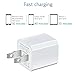 Wall iPhone Charger Adapters with 2x3FT White Lightning to USB Cables <4 Pack> for iPhone 7/7 plus/6/6s /6 plus/6s plus, iPhone 5/5c/5s/SE, iPad, iPod by MolecularCells