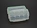 Orchidtent 4-Piece Clear Plastic Waterproof Battery Case Holder Organizer for 18650 / 16340 / CR123A Batteries