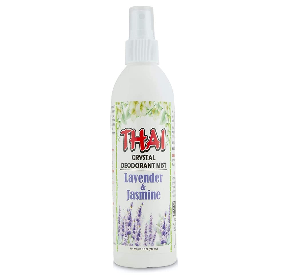 Photo 1 of Thai Deodorant Stone Crystal Mist Natural Deodorant Spray 8 oz. Bundle (Lavender & Jasmine, Single)