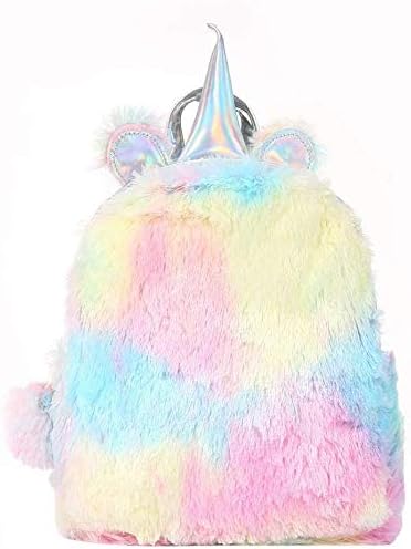 unicorn fur backpack