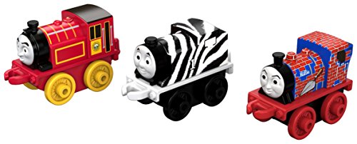 Thomas & Friends Minis Train Engines 3 Pack (Zebra Thomas, Construction Millie, Classic Victor). DWG25 CHL60 Asst. Made By .