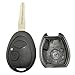 Horande Replacement Key Fob Cover Case fit for Land Rover Discovery Keyless Entry Remote Key Fob Shell (Pack 2)