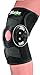 MUELLER Sports Medicine Green Self-Adjusting Hinged Knee Brace, Knee Pain Relief Support for Men and Women, Ideal for Arthritis, Sprains, Black, One Size