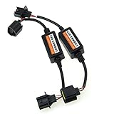 Car Rover Car LED Headlight Canbus Error Free Plug & Play Computer Warning Canceller & Anti Flicker - H13