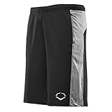 EvoShield Training Shorts, Black/Grey, Small