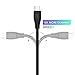 SYNCWIRE Micro USB Cable Android Charger - 10ft UNBREAKcable Ultra-Durable Fast 2.4A Charging Cord for Samsung Galaxy S7 Edge/S7/S6, Kindle, HTC, LG, Sony, Xbox One, PS4 & More - Black