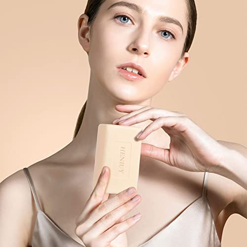 Natural Bar Soap for Men & Women, Organic Vegan Cold Pressed 3 Pack Handmade Bath Soap with Lavender Essential Oils for Shower Hand Facial Clean Moisture Sensitive Body Skin Care Products