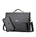 Mioy Modern Men's leather Business Bag Water resistant shoulder Messenger Bag 14