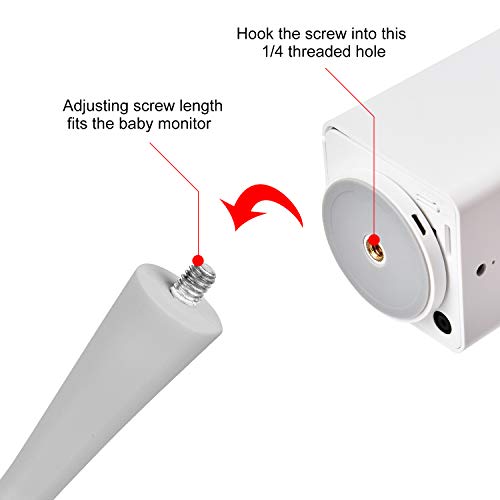 iTODOS [Upgraded Version] Baby Monitor Mount for Motorola Baby Monitor,Arlo  Baby Monitor and Most Monitors Cam