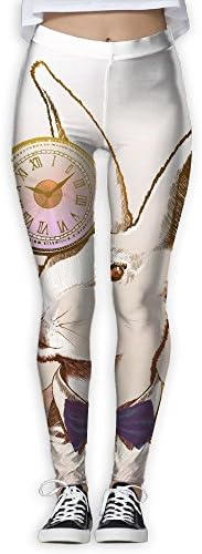 Tinger Clock Rabbit Womens Power Yoga Pants