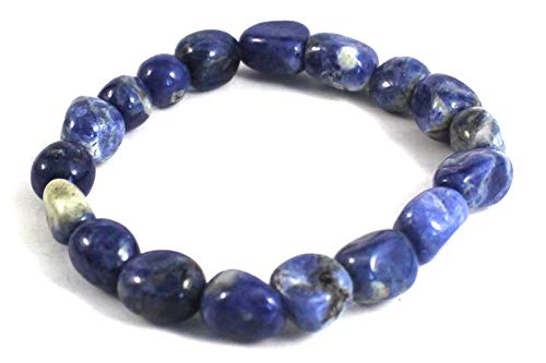Wild Therapies Sodalite Tumblestone Bracelet - Yoga - With Gift Bag