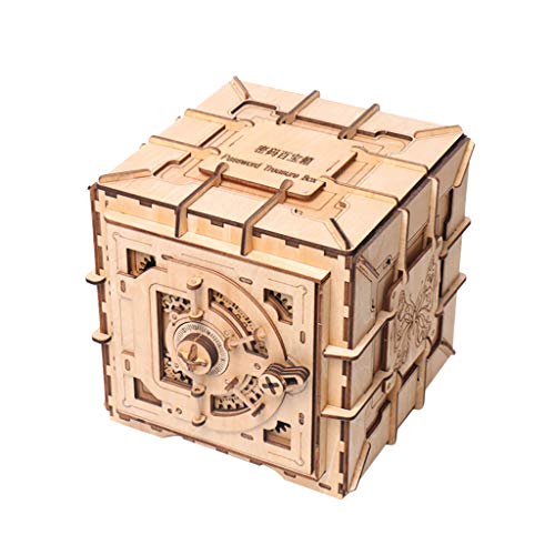 Model Safe Kit | 3D Wooden Puzzle | DIY Mechanical Safe