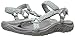 Skechers Women's Reggae Decked Out Flat Sandal, Grey, 9 M US