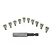 AUTOTOOLHOME 10pcs Drywall Screw Bits Drywall Screw Setter PH2 Magnetic Extension Drill Bit Holder for Plasterboard