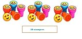 (48) EMOJI Stampers ~ 1.38'' Emoticon Party Favors ~Teacher Prize ~ Secret Santa ~ Giveaway ~ Birthday Goody Bag Fillers ~ Fair Prize ~ Toy