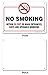 No Smoking Within 20 Feet of Building Sign, 10x14 Inches, Rust Free .040 Aluminum, Fade Resistant, Made in USA