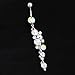 Belly Button Rings Dangle Sexy Long for Women Girl Surgical Steel 14G Navel Body Piercing Jewelry (ab long)