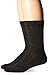 Dr. Scholl's Men's 2 Pack Non-Binding Diabetes and Circulatory Odor Resistant Crew Socks, Black, Shoe Size: 7-12