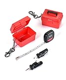 Mini Red Toolbox Keychain 4 Piece Kit Set