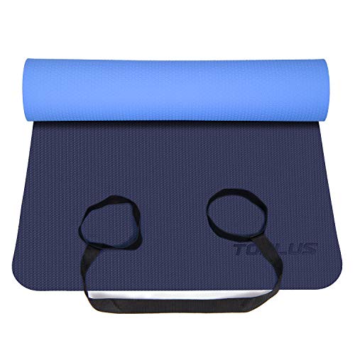 TOPLUS-Yoga-Mat-Non-Slip-Yoga-Mat-Eco-Friendly-Exercise-Workout-Mat-with-Carrying-Strap-for-Yoga-Pilates-and-Floor-Exercises14-inch-18-inch
